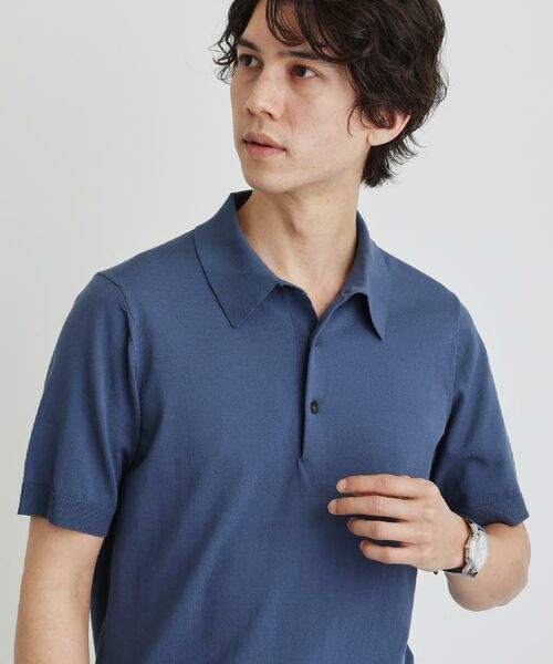 TAKEO KIKUCHI / タケオキクチ ポロシャツ | テーラードニット ポロシャツ | 詳細22