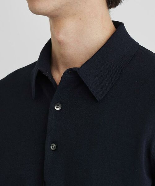TAKEO KIKUCHI / タケオキクチ ポロシャツ | テーラードニット ポロシャツ | 詳細6