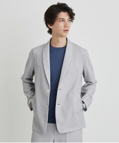 TAKEO KIKUCHI / タケオキクチ カーディガン・ボレロ | 【尾州織】後染め ドビーメッシュ ショール羽織り