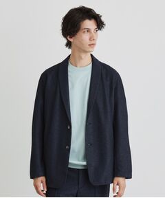 TAKEO KIKUCHI / タケオキクチ カーディガン・ボレロ | 【尾州織】後染め ドビーメッシュ ショール羽織り