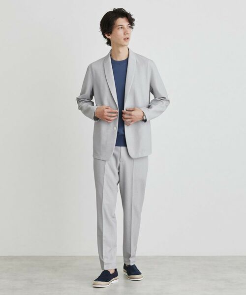 TAKEO KIKUCHI / タケオキクチ カーディガン・ボレロ | 【尾州織】後染め ドビーメッシュ ショール羽織り | 詳細13