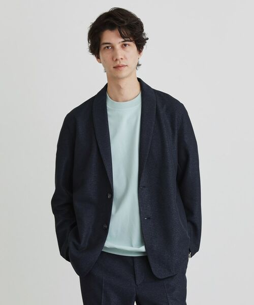 TAKEO KIKUCHI / タケオキクチ カーディガン・ボレロ | 【尾州織】後染め ドビーメッシュ ショール羽織り | 詳細16