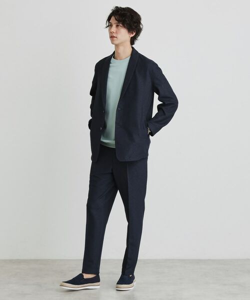 TAKEO KIKUCHI / タケオキクチ カーディガン・ボレロ | 【尾州織】後染め ドビーメッシュ ショール羽織り | 詳細17