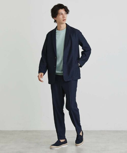 TAKEO KIKUCHI / タケオキクチ カーディガン・ボレロ | 【尾州織】後染め ドビーメッシュ ショール羽織り | 詳細23