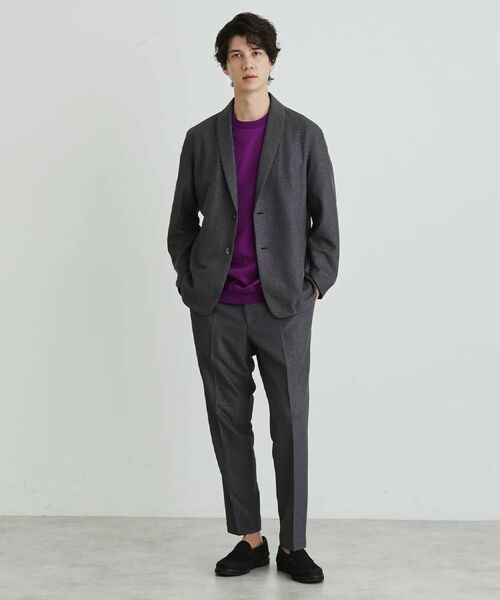 TAKEO KIKUCHI / タケオキクチ カーディガン・ボレロ | 【尾州織】後染め ドビーメッシュ ショール羽織り | 詳細24