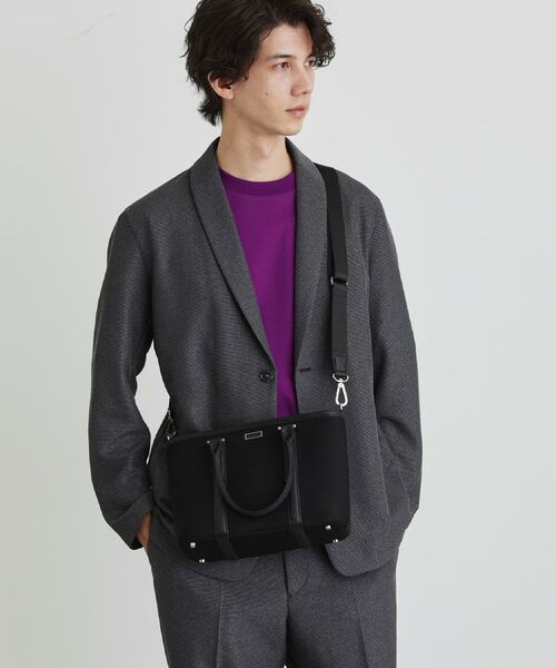 TAKEO KIKUCHI / タケオキクチ カーディガン・ボレロ | 【尾州織】後染め ドビーメッシュ ショール羽織り | 詳細25