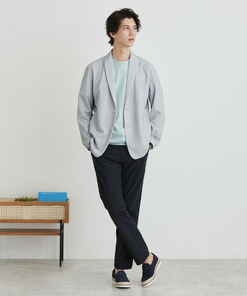 TAKEO KIKUCHI / タケオキクチ カーディガン・ボレロ | 【尾州織】後染め ドビーメッシュ ショール羽織り | 詳細27