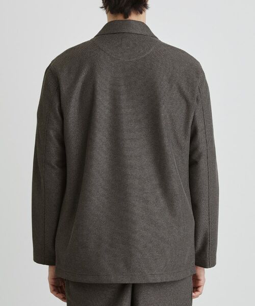 TAKEO KIKUCHI / タケオキクチ カーディガン・ボレロ | 【尾州織】後染め ドビーメッシュ ショール羽織り | 詳細4