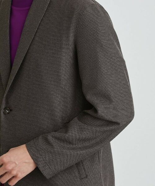 TAKEO KIKUCHI / タケオキクチ カーディガン・ボレロ | 【尾州織】後染め ドビーメッシュ ショール羽織り | 詳細6