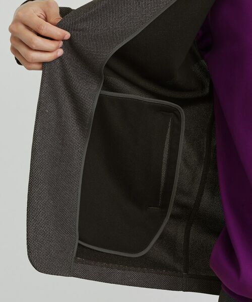 TAKEO KIKUCHI / タケオキクチ カーディガン・ボレロ | 【尾州織】後染め ドビーメッシュ ショール羽織り | 詳細8