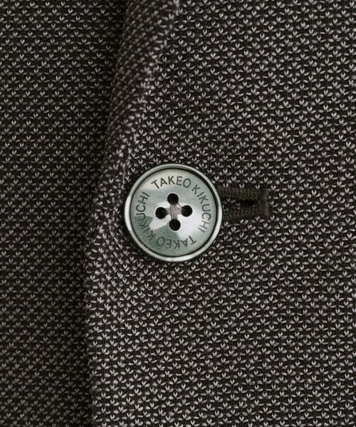 TAKEO KIKUCHI / タケオキクチ カーディガン・ボレロ | 【尾州織】後染め ドビーメッシュ ショール羽織り | 詳細9