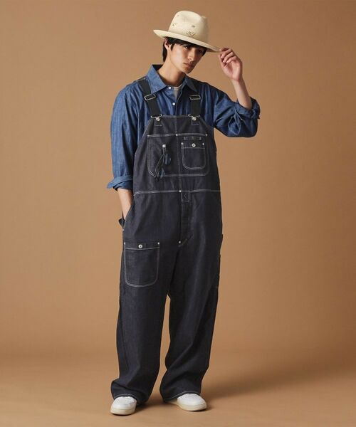 TAKEO KIKUCHI/タケオキクチ 525DENIM オーバーオール ブルー(093) 03(L) TAKEO KIKUCHI/タケオキクチ 525DENIM オーバーオール ブルー(093) 03(L)