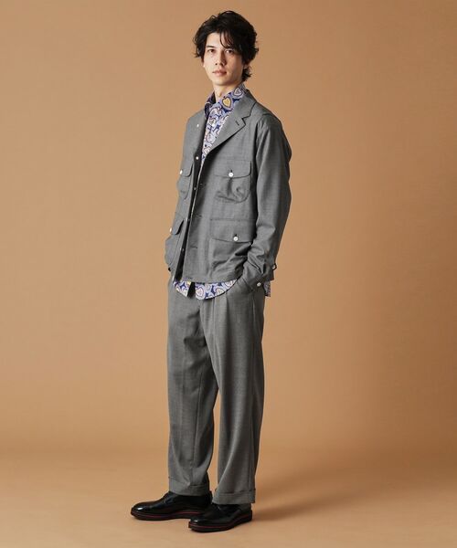 TAKEO KIKUCHI / タケオキクチ パンツ | トニック グレーワイドスラックス | 詳細11