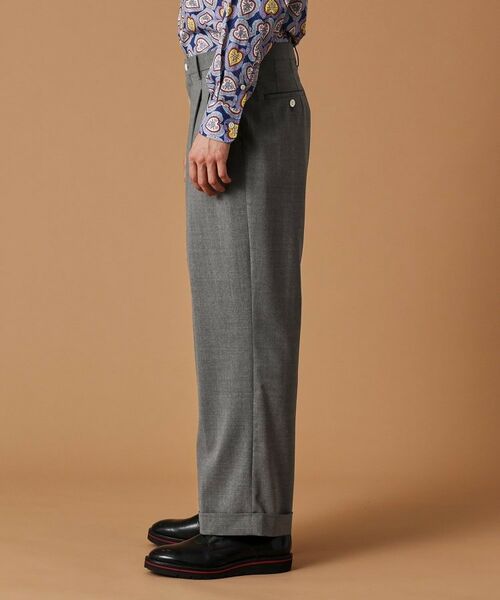 TAKEO KIKUCHI / タケオキクチ パンツ | トニック グレーワイドスラックス | 詳細3
