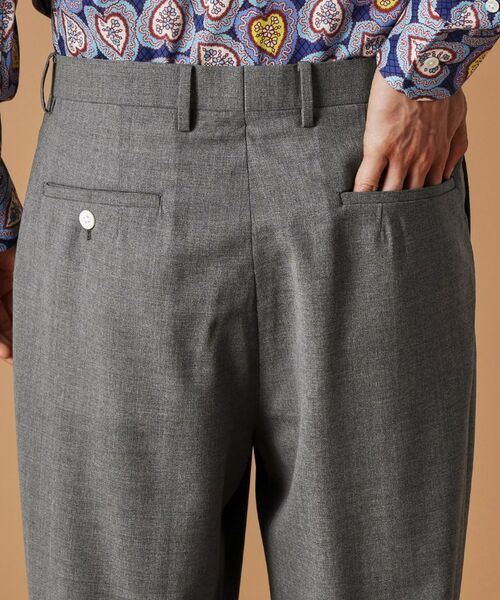 TAKEO KIKUCHI / タケオキクチ パンツ | トニック グレーワイドスラックス | 詳細6