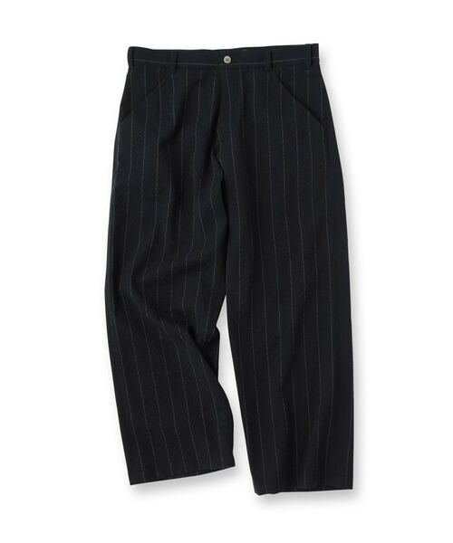TAKEO KIKUCHI / タケオキクチ パンツ | ウールサッカーストライプパンツ | 詳細1