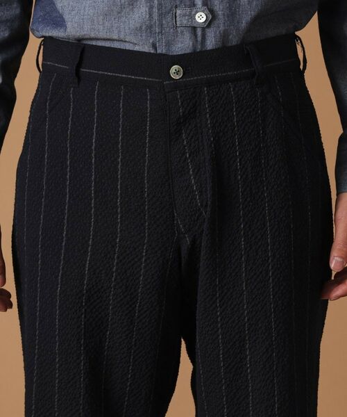 TAKEO KIKUCHI / タケオキクチ パンツ | ウールサッカーストライプパンツ | 詳細5