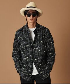 TAKEO KIKUCHI / タケオキクチ シャツ・ブラウス | ハンバーガープリント シャツ