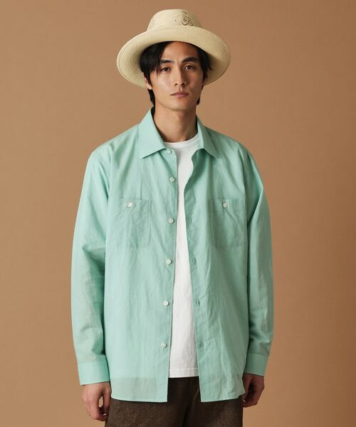 TAKEO KIKUCHI / タケオキクチ Tシャツ | 綿ラミー シアーシャツ | 詳細14
