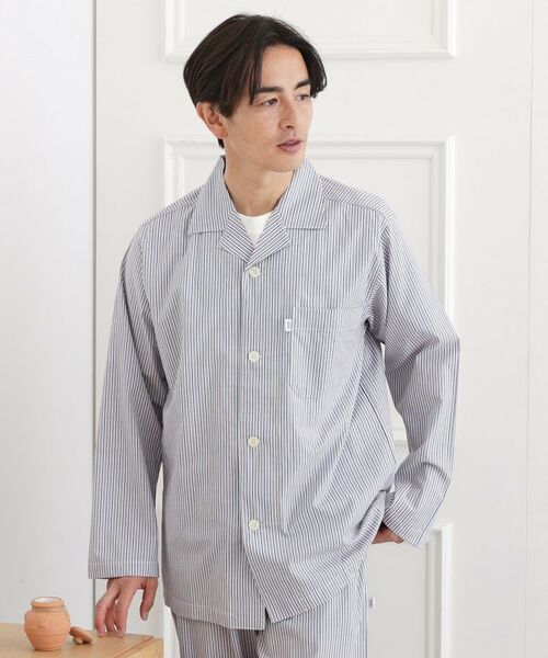 TAKEO KIKUCHI / タケオキクチ ルームウェア | ブリティッシュストライプ テーラードパジャマ | 詳細16