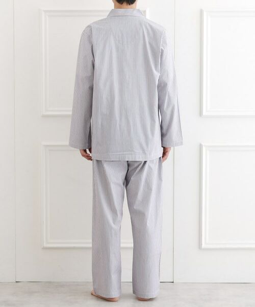 TAKEO KIKUCHI / タケオキクチ ルームウェア | ブリティッシュストライプ テーラードパジャマ | 詳細5