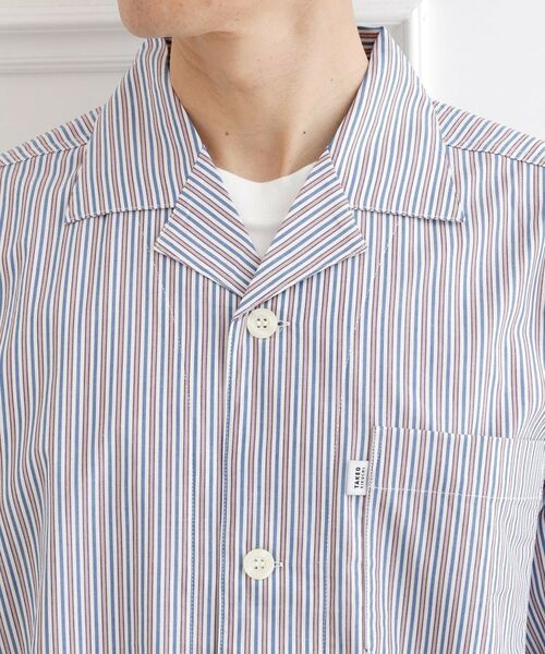 TAKEO KIKUCHI / タケオキクチ ルームウェア | ブリティッシュストライプ テーラードパジャマ | 詳細6