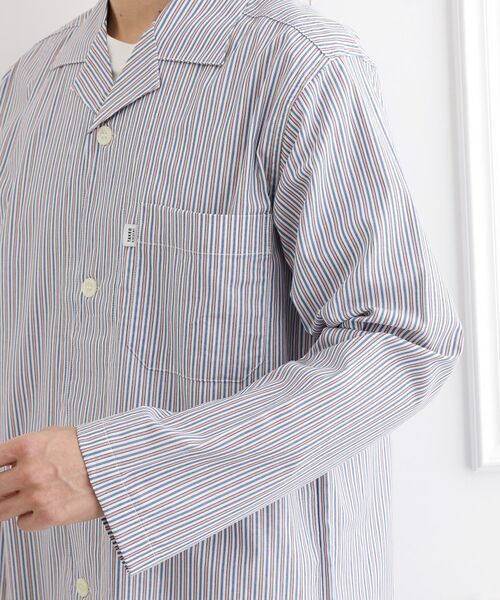 TAKEO KIKUCHI / タケオキクチ ルームウェア | ブリティッシュストライプ テーラードパジャマ | 詳細7