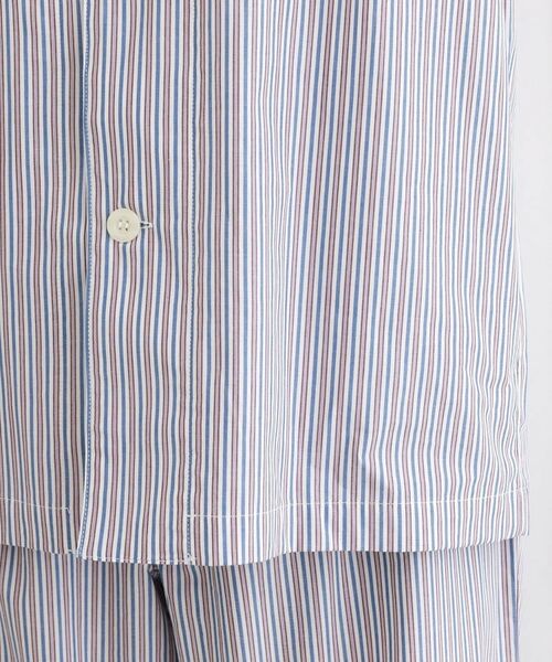TAKEO KIKUCHI / タケオキクチ ルームウェア | ブリティッシュストライプ テーラードパジャマ | 詳細9