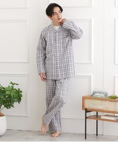 TAKEO KIKUCHI / タケオキクチ ルームウェア | カラーチェック テーラードパジャマ