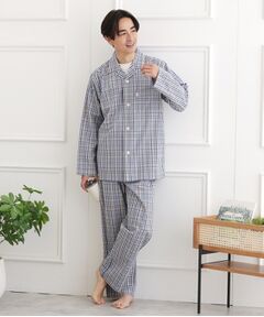 TAKEO KIKUCHI / タケオキクチ ルームウェア | カラーチェック テーラードパジャマ