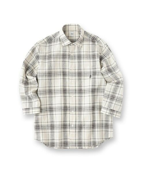 TAKEO KIKUCHI / タケオキクチ シャツ・ブラウス | 【LIMITED】リネンブレンド 7分袖シャツ | 詳細1