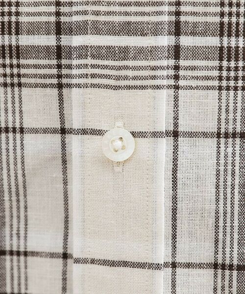 TAKEO KIKUCHI / タケオキクチ シャツ・ブラウス | 【LIMITED】リネンブレンド 7分袖シャツ | 詳細10