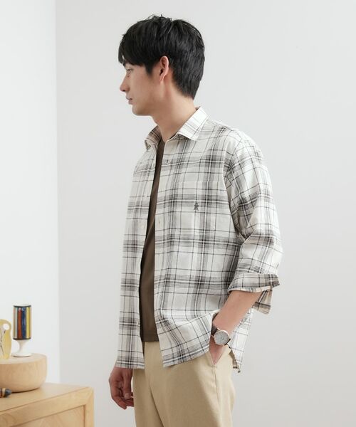 TAKEO KIKUCHI / タケオキクチ シャツ・ブラウス | 【LIMITED】リネンブレンド 7分袖シャツ | 詳細17