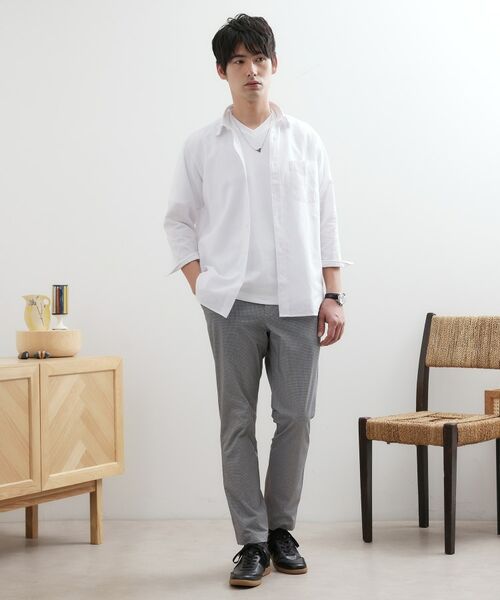 TAKEO KIKUCHI / タケオキクチ シャツ・ブラウス | 【LIMITED】リネンブレンド 7分袖シャツ | 詳細23