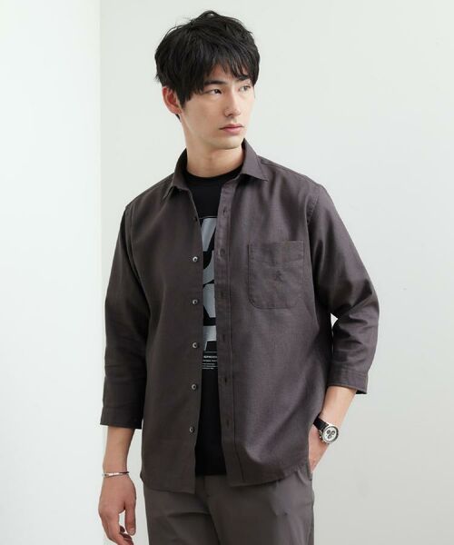 TAKEO KIKUCHI / タケオキクチ シャツ・ブラウス | 【LIMITED】リネンブレンド 7分袖シャツ | 詳細27