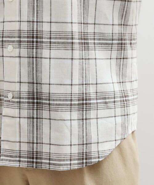 TAKEO KIKUCHI / タケオキクチ シャツ・ブラウス | 【LIMITED】リネンブレンド 7分袖シャツ | 詳細9