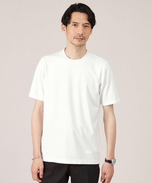 TAKEO KIKUCHI/タケオキクチ 【接触冷感】テーラード Tシャツ ホワイト(001) 01(S) TAKEO KIKUCHI/タケオキクチ 【接触冷感】テーラード Tシャツ ホワイト(001) 01(S)