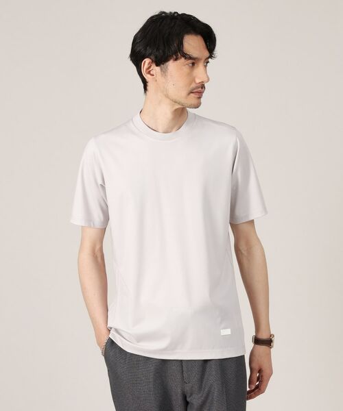 TAKEO KIKUCHI/タケオキクチ 【接触冷感】テーラード Tシャツ ライトグレー(011) 05(3L) TAKEO KIKUCHI/タケオキクチ 【接触冷感】テーラード Tシャツ ライトグレー(011) 05(3L)