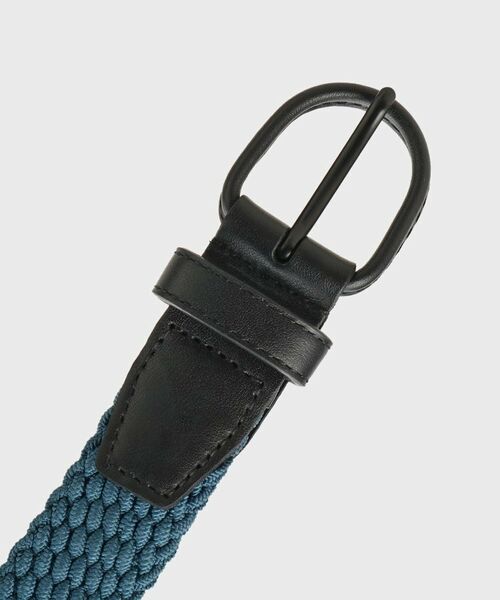 TAKEO KIKUCHI / タケオキクチ ベルト・サスペンダー | 【ONOFF対応／サイズフリー穴】モノトーンゴムメッシュ | 詳細4