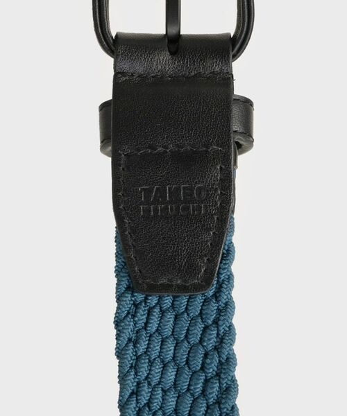 TAKEO KIKUCHI / タケオキクチ ベルト・サスペンダー | 【ONOFF対応／サイズフリー穴】モノトーンゴムメッシュ | 詳細5