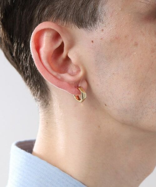 TAKEO KIKUCHI / タケオキクチ ピアス・イヤリング | ペンタゴンカットピアス | 詳細13