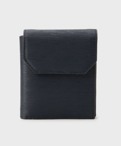TAKEO KIKUCHI/タケオキクチ 【NEW レザーリップルシリーズ】 コンパクトウォレット ネイビー(094) 00(FREE) TAKEO KIKUCHI/タケオキクチ 【NEW レザーリップルシリーズ】 コンパクトウォレット ネイビー(094) 00(FREE)