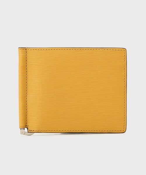 TAKEO KIKUCHI / タケオキクチ 財布・コインケース・マネークリップ | 【NEW レザーリップルシリーズ】マネークリップ付 サプレス ウォレット（キャメルブラウン(041)）