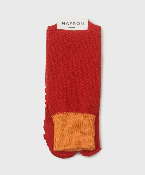 TAKEO KIKUCHI/タケオキクチ 【NAPRON】 2TONE TABI SOX レッド(062) 00(FREE) TAKEO KIKUCHI/タケオキクチ 【NAPRON】 2TONE TABI SOX レッド(062) 00(FREE)