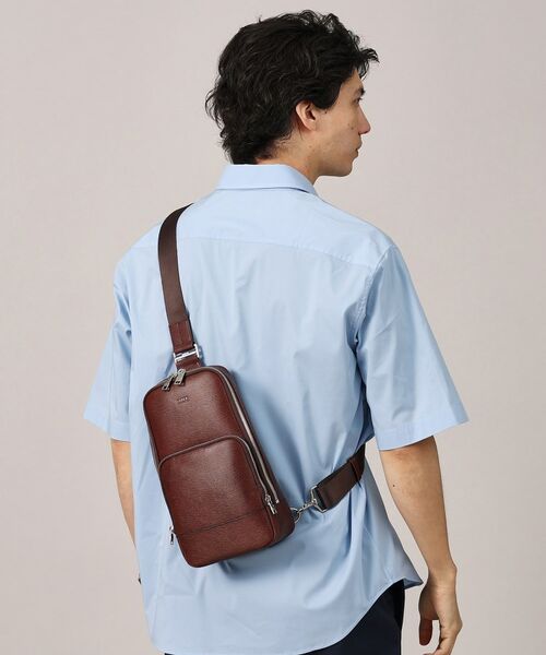 TAKEO KIKUCHI / タケオキクチ ショルダーバッグ | 水シボレザーワンショルダーバッグ | 詳細14