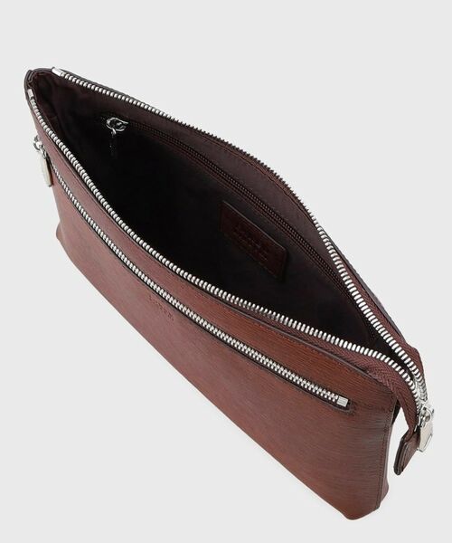 TAKEO KIKUCHI / タケオキクチ クラッチ・パーティバッグ | 水シボレザー2WAYクラッチバッグ | 詳細6