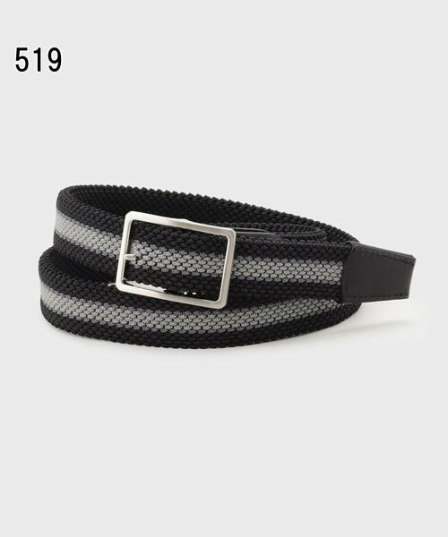 TAKEO KIKUCHI / タケオキクチ ベルト・サスペンダー | リバーシブルゴムメッシュベルト | 詳細1