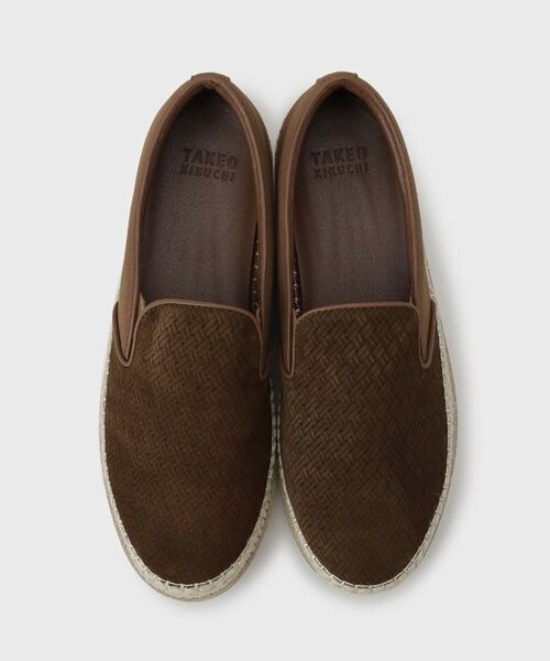 TAKEO KIKUCHI / タケオキクチ シューズ | スエード スリッポン シューズ | 詳細4