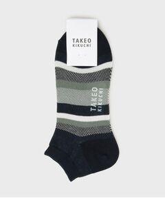 TAKEO KIKUCHI / タケオキクチ ソックス | ボーダーショートソックス