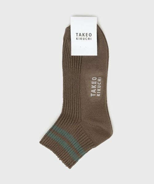 TAKEO KIKUCHI / タケオキクチ ソックス | ラインショートソックス | 詳細1
